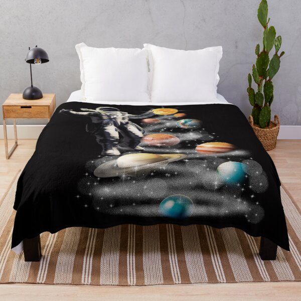 Item preview, Astronaut Decorating Christmas Tree of Planets designed and sold by DrawHandArt.