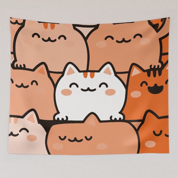Item preview, Pyramid of Happy Cats: A Tower of Feline Joy designed and sold by Timegraf.