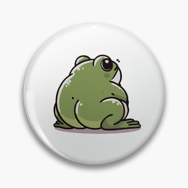 Item preview, Cute Frog Butt Green designed and sold by BerryTeeShop.
