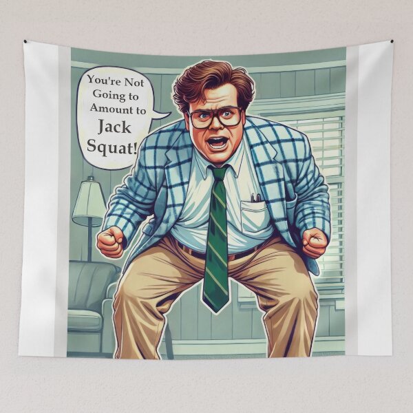 Item preview, Chris Farley as Matt Foley - Jack Squat! designed and sold by Johnny MeatShield.