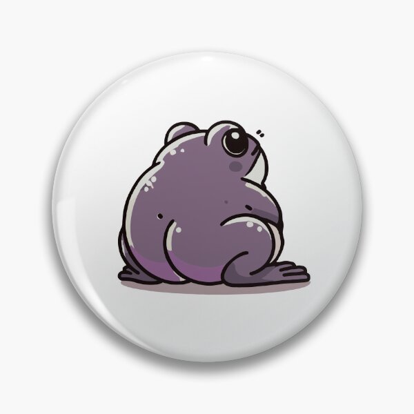 Item preview, Cute Frog Butt Purple designed and sold by BerryTeeShop.