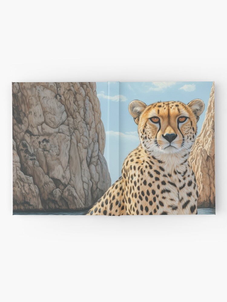 Thumbnail 2 of 3, Journal, Cheetah on a Boat designed and sold by positively-char.