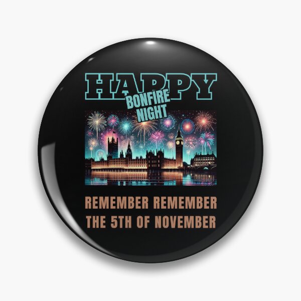 Item preview, Happy Bonfire Night - Remember Remember The 5th Of November designed and sold by Manic Merch Designs.