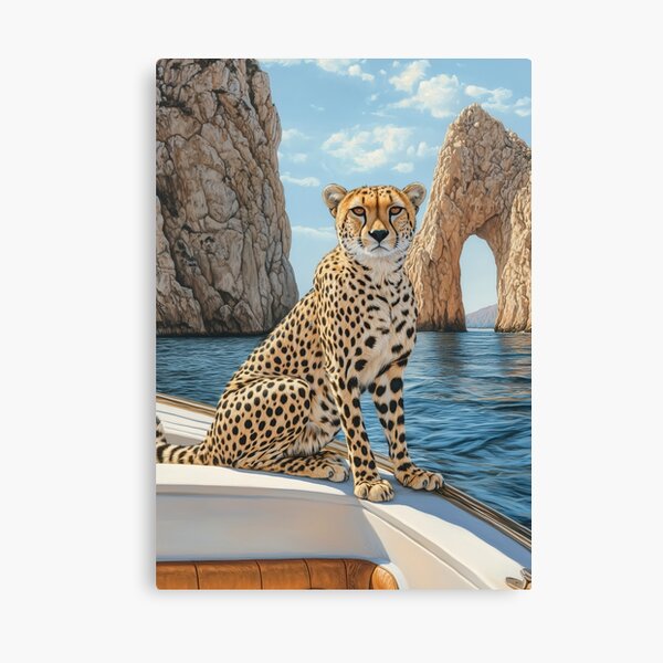 Item preview, Cheetah on a Boat designed and sold by positively-char.