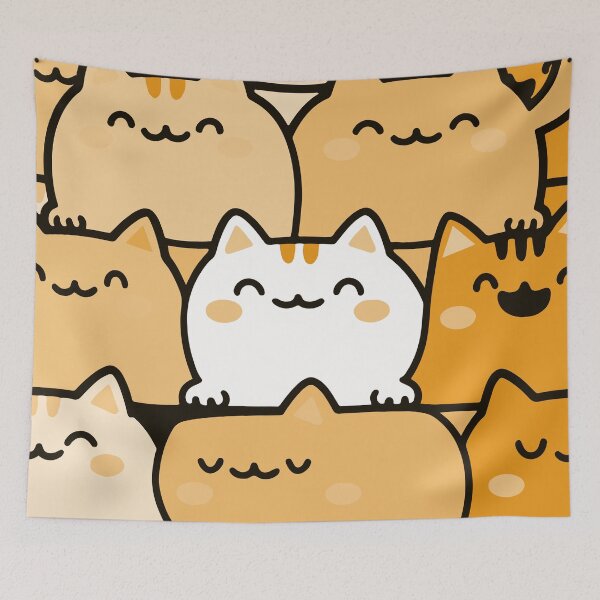 Item preview, Pyramid of Happy Cats: A Tower of Feline Joy designed and sold by Timegraf.