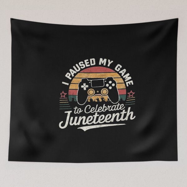 Item preview, Juneteenth Gamer Celebration Illustration designed and sold by love3617.