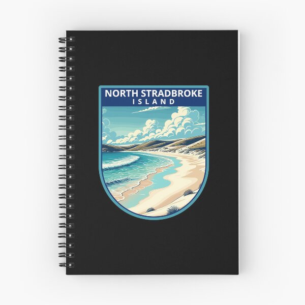 Item preview, North Stradbroke Island Retro Skyline designed and sold by MaateoDesign.