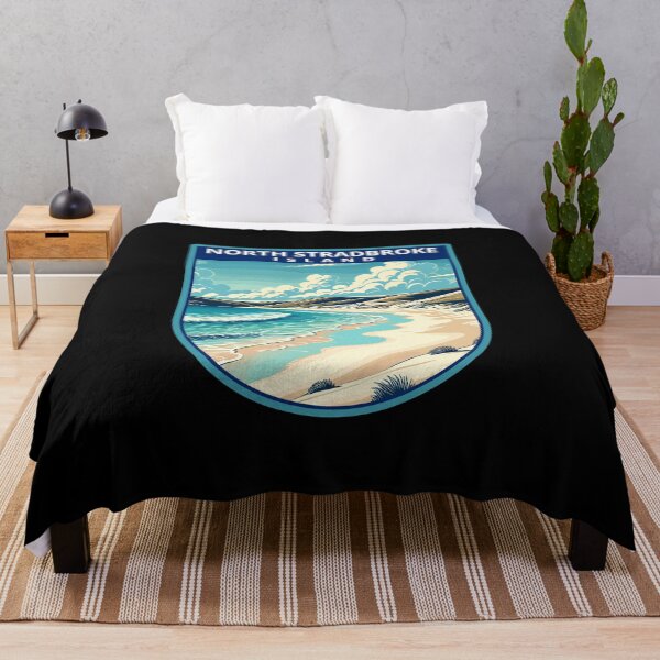 Item preview, North Stradbroke Island Retro Skyline designed and sold by MaateoDesign.