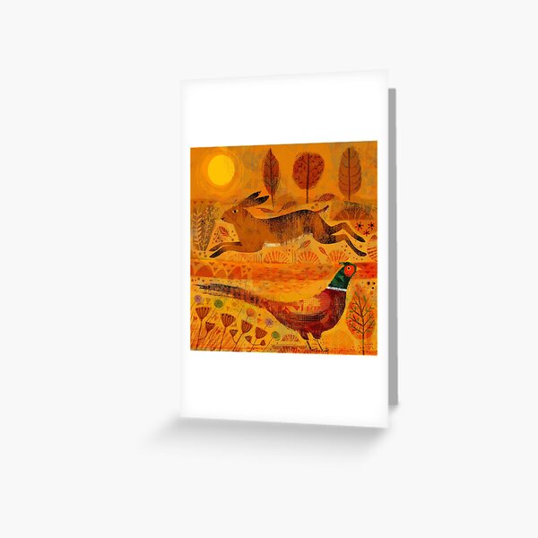 Item preview, Hare and Pheasant at Sundown designed and sold by gklucas.
