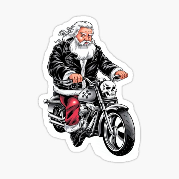 Santa is comning to town Sticker
