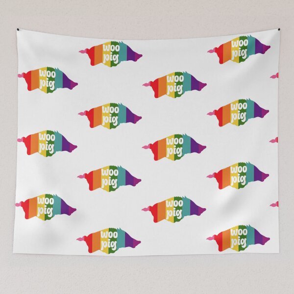 Item preview, Woo Pig Rainbow designed and sold by Spike The Punch Design Co..
