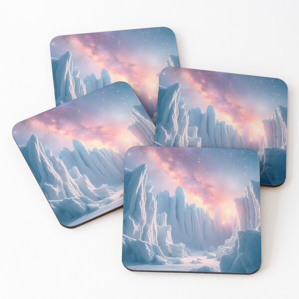 Item preview, Beautiful snowy scenery with sunrise <3 designed and sold by CatManiaShop.