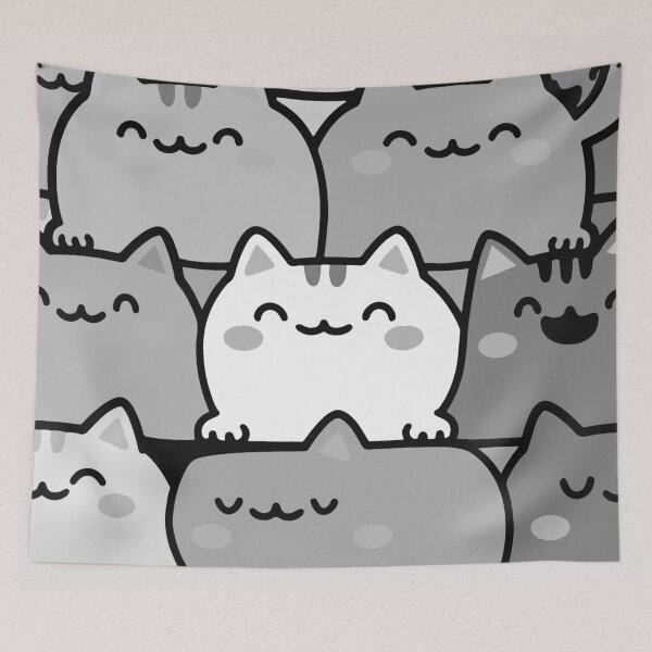 Item preview, Pyramid of Happy Cats: A Tower of Feline Joy designed and sold by Timegraf.