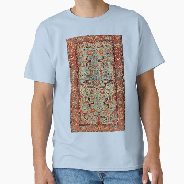 Item preview, Antique Heriz Persian Carpet Print designed and sold by Vicky Brago-Mitchell®.