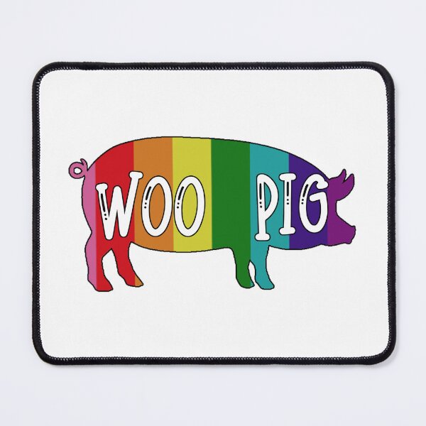 Item preview, Rainbow Woo Pig, Arkansas Pride designed and sold by Spike The Punch Design Co..