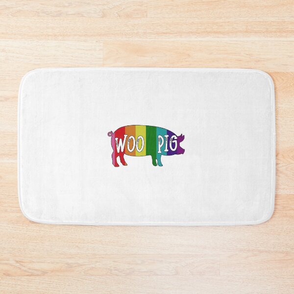 Item preview, Rainbow Woo Pig, Arkansas Pride designed and sold by Spike The Punch Design Co..