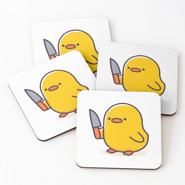 Item preview, Duck with Knife designed and sold by BerryTeeShop.