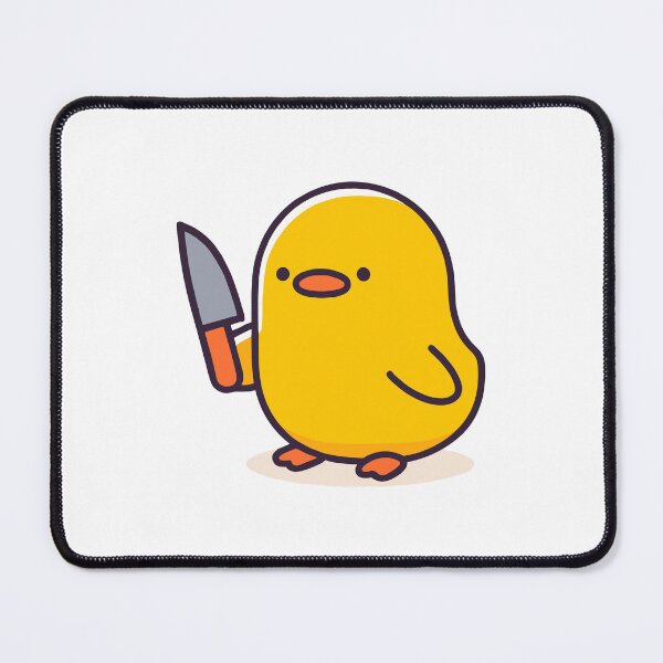 Item preview, Duck with Knife designed and sold by BerryTeeShop.