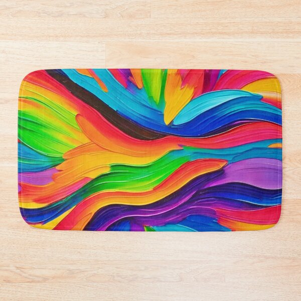 Item preview, Rainbow Swirl Painting designed and sold by Health And Fitness Posts e-Store.