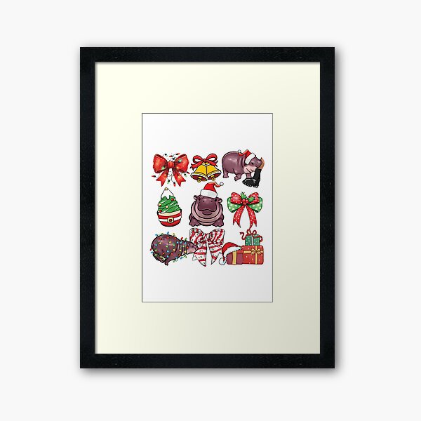 Item preview, Moo Deng Christmas Coquette  designed and sold by kjanedesigns.