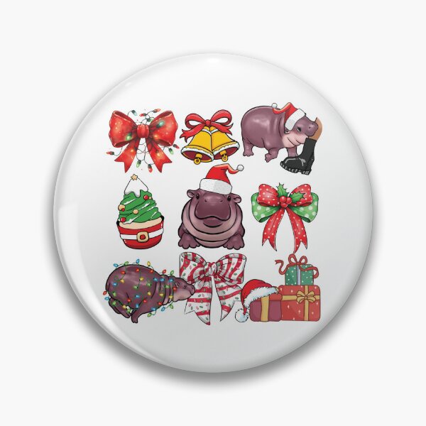 Item preview, Moo Deng Christmas Coquette  designed and sold by kjanedesigns.