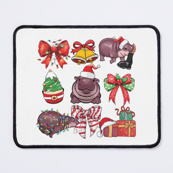 Item preview, Moo Deng Christmas Coquette designed and sold by kjanedesigns.