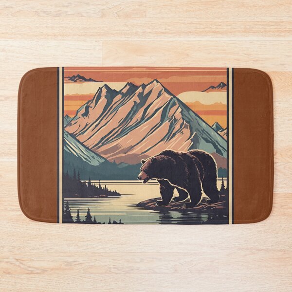 Item preview, Bear Catching Fish designed and sold by Krimmekus.