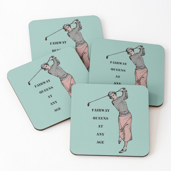 Item preview, Vintage Woman Golfer Swinging the Golf Club URM designed and sold by urmaddad.