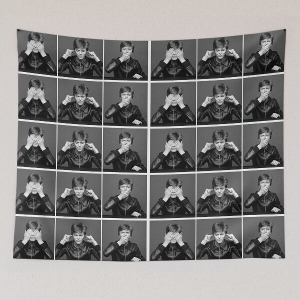 Item preview, David Bowie - See no Evil, Hear no Evil, Speak no Evil designed and sold by Fuzzdandy Designs.