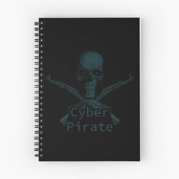 Item preview, ASCii Cyber Pirate (Blue) designed and sold by McNerdic.