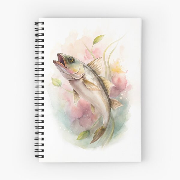 Item preview, Watercolor fish in pastel colors designed and sold by AhArtMe.