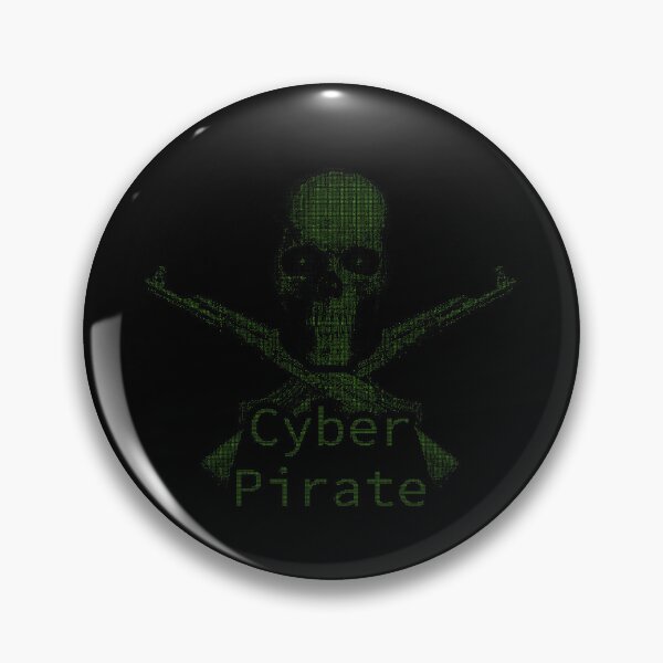Item preview, ASCii Cyber Pirate (Green) designed and sold by McNerdic.