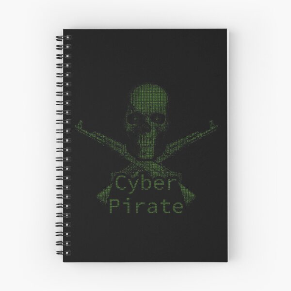 Item preview, ASCii Cyber Pirate (Green) designed and sold by McNerdic.