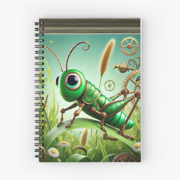 Item preview, Steampunk Grasshopper designed and sold by Sillytoe.