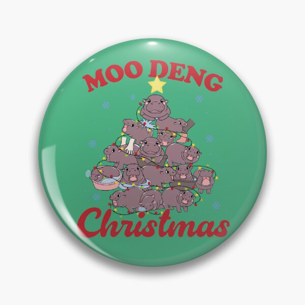 Item preview, Moo Deng Christmas Tree designed and sold by kjanedesigns.