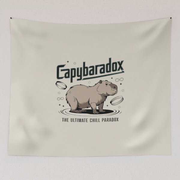 Item preview, Capybaradox: The Ultimate Chill Paradox designed and sold by Situstshirts.