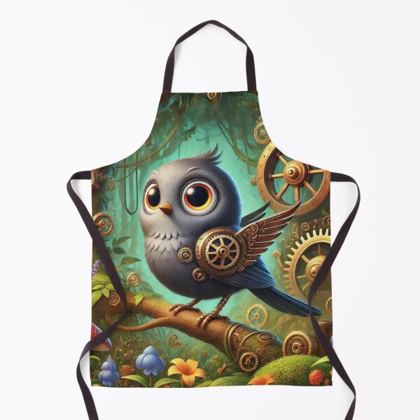 Item preview, Steampunk Gray Catbird designed and sold by Sillytoe.