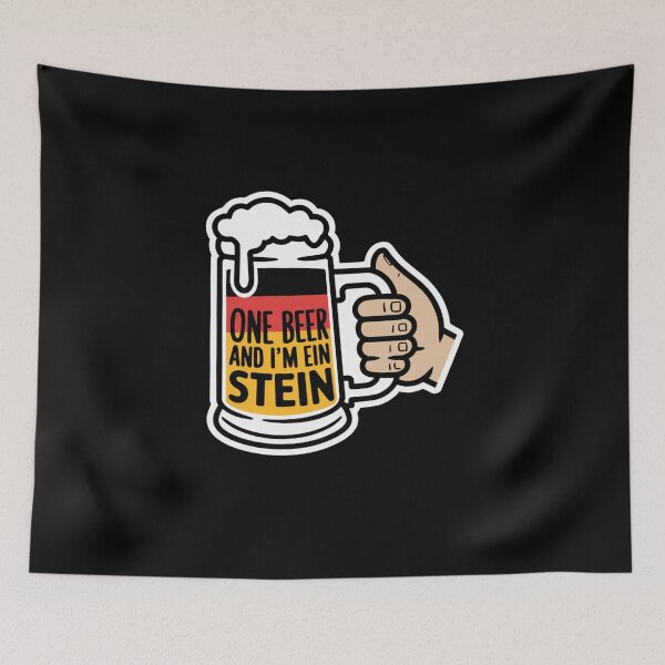 Item preview, One Beer and Im Ein Stein designed and sold by Peter Stawicki.