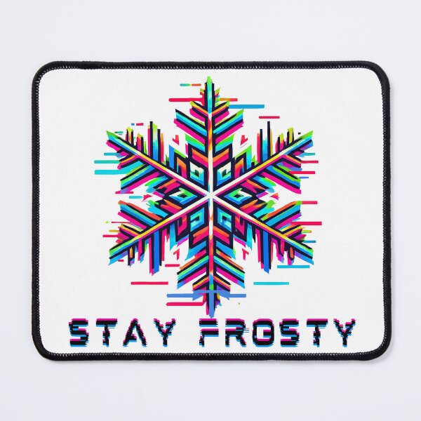 Item preview, Stay Frosty - Glitch Snowflake Design designed and sold by PsycheBrain.