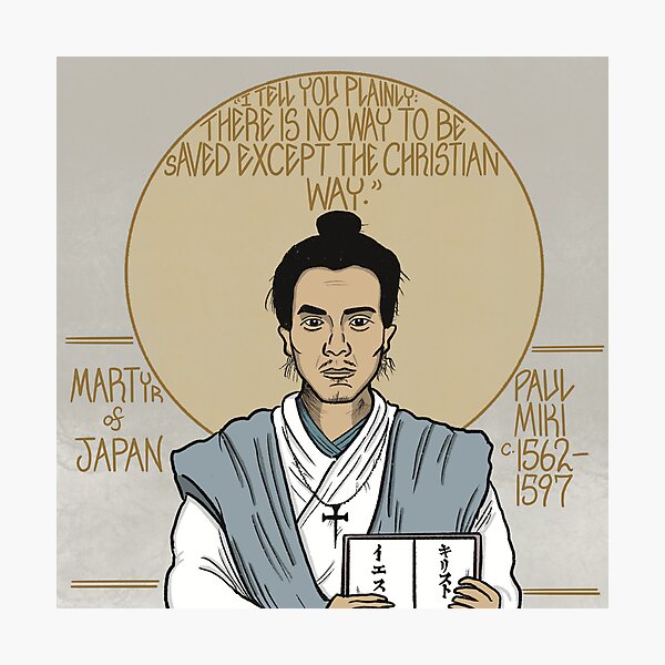 Item preview, Paul Miki, Martyr of Japan designed and sold by LansingCreative.