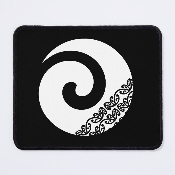 Item preview, Maori Koru New Beginnings Icon White designed and sold by kiwishirts.