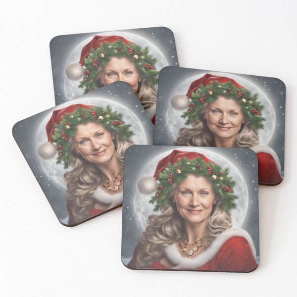 Item preview, Mother Christmas under the moon designed and sold by Lilou13Magasin.