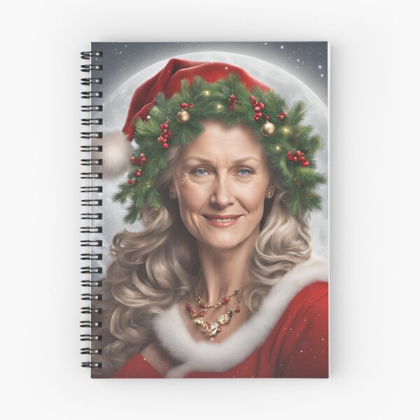 Item preview, Mother Christmas under the moon designed and sold by Lilou13Magasin.