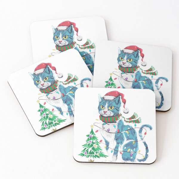 Item preview, Christmas street cat designed and sold by Qonli-Officjal.