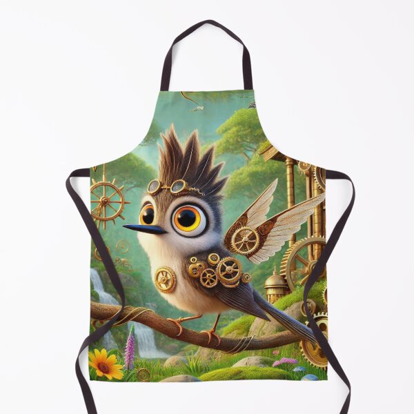 Item preview, Steampunk Great Crested Flycatcher designed and sold by Sillytoe.