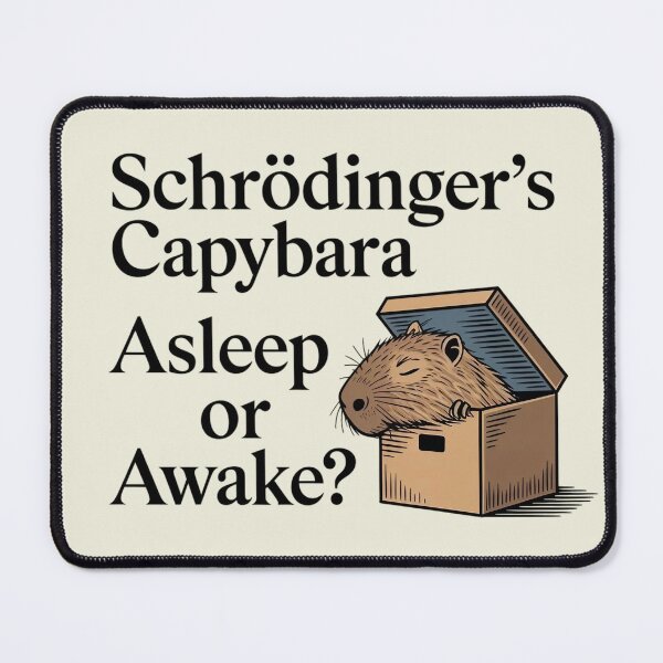 Item preview, Schrödinger’s Capybara: Asleep or Awake designed and sold by Situstshirts.