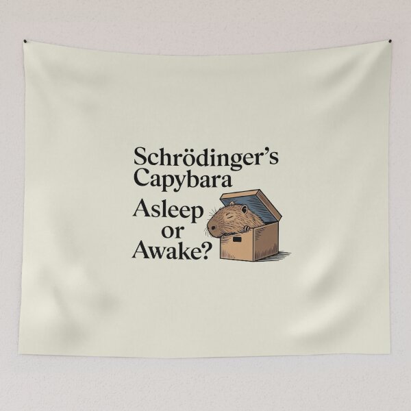 Item preview, Schrödinger’s Capybara: Asleep or Awake designed and sold by Situstshirts.