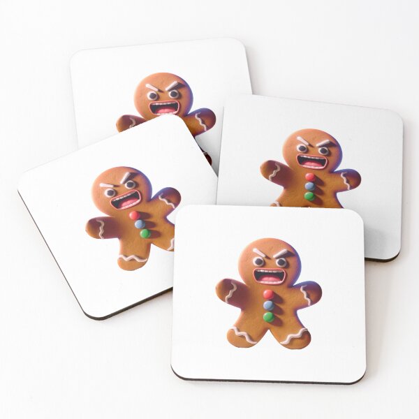 Item preview, GROUCHY GINGERBREAD COOKIE MAN REFUSES TO BE EATEN designed and sold by Arts4U.
