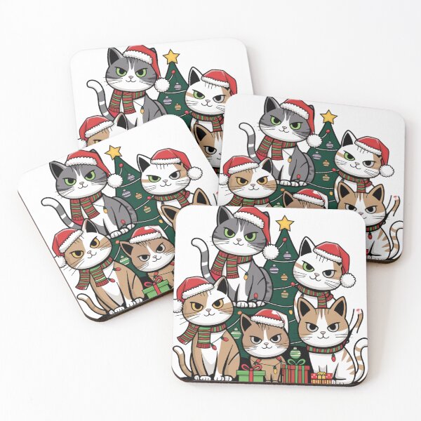 Item preview, Christmas street cats designed and sold by Qonli-Officjal.
