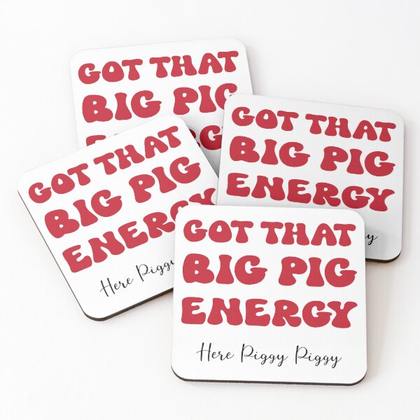 Item preview, Big Pig Energy designed and sold by Spike The Punch Design Co..